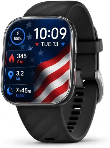 Vista 10 de MorePro Rastreador de fitness con monitor de frecuencia cardíaca 24/7 / presión arterial, seguimiento de oxígeno en sangre/sueño, más de 120
