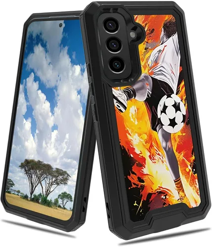 Vista 110 de Funda para Samsung S23 FE Galaxy S23 FE 2 en 1 PC duro de doble capa TPU suave a prueba de golpes Funda protectora para Samsung Galaxy S23 FE 6.4