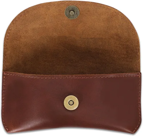 Vista 8 de Leather Eyeglass Case Genuine Leather Sunglasses Case Eyewear Pouch Glasses Sleeve Slim Unisex Eyeglass Holder
