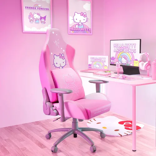 Vista 5 de Razer Cojín lumbar, acolchado de espuma viscoelástica, edición Hello Kitty