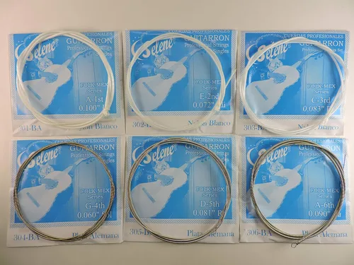 Vista 3 de Cuerdas Guitarron Selene Professional Made in Mexico/Cuerdas Para Guitarron (303BA Blanco)