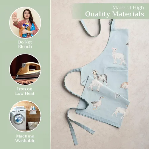 Vista 21 de Maison d' Hermine Delantales para mujer con bolsillo, 100% algodón (27.50 x 31.50 pulgadas)