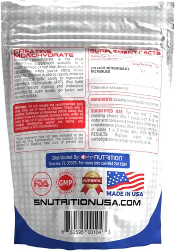 Vista 9 de Creatina de SP Nutrition - Monohidrato de creatina 100% pura Fuerza muscular, potencia y recuperación Fórmula de rendimiento antes y después