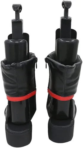 Vista 4 de Juego Genshin Impact - Zapatos de cosplay Sayu, zapatos de cosplay para fiesta de Halloween, zapatos de ocio diario, botas casuales de carnaval
