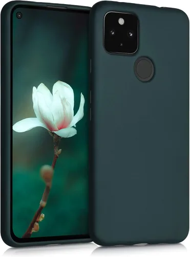 Vista 15 de kwmobile Funda compatible con Google Pixel 4a 5G - Funda protectora de silicona TPU suave y delgada - Arctic Night