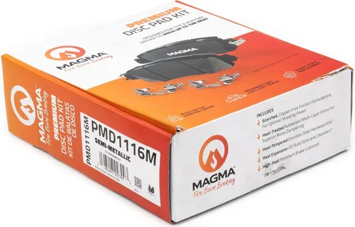 Vista 4 de MAGMA Premium PMD1116M Pastillas de freno semimetálicas, delanteras