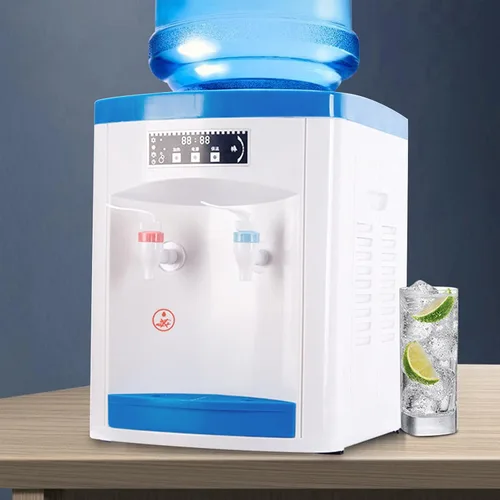 Vista 3 de Dispensador de enfriador de agua para encimera de carga superior fría/caliente, dispensador de agua eléctrico independiente montado en la parte