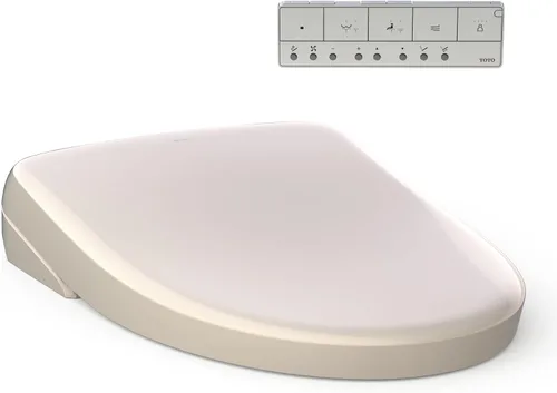 Vista 26 de TOTO® WASHLET®+ S7 - Asiento electrónico de inodoro con bidé con limpieza de varilla EWATER+® y taza clásica, alargado, color blanco algodón