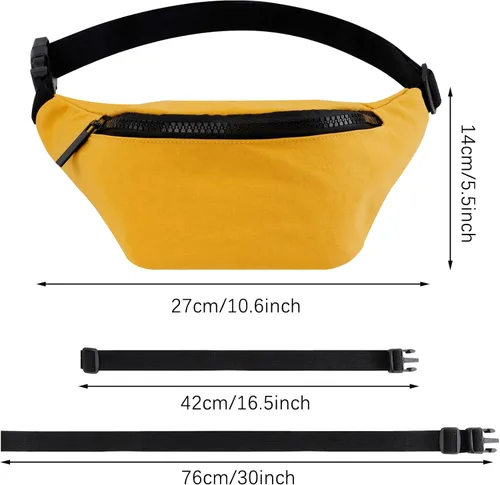 Vista 2 de BieFuDan Riñonera ajustable para niños y niñas, bonita cangurera de moda para niños, bolsa de entrenamiento deportivo, viajes, correr, llevar