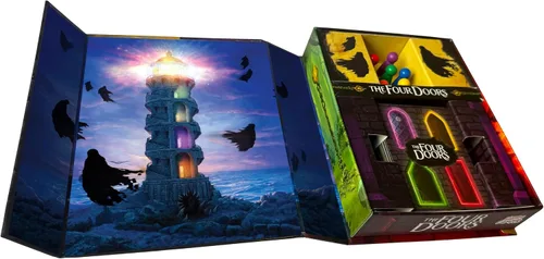Vista 6 de Happy Camper - The Four Doors Juego cooperativo de Pandemic y Forbidden Island Creator Perfecto para jugar en solitario, dos jugadores y grupos