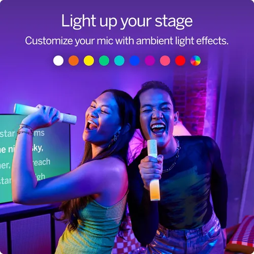 Vista 8 de VIZIO MicMe 2.1 Barra de sonido de karaoke, 2 micrófonos inalámbricos, subwoofer inalámbrico con Dolby Atmos, DTS:X, altavoz Bluetooth, compatible