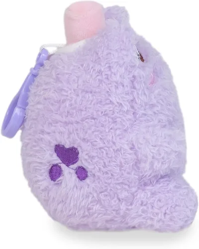 Vista 5 de Cuddle Barn PlushGoals - Mini Boba Wawa Clip súper suave y lindo Kawaii rana de peluche de animal de peluche, llavero para bolsa, 4 pulgadas