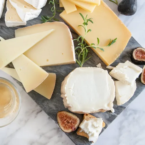 Vista 3 de igourmet Surtido de queso francés (27 onzas) Incluye queso de cabra francés, queso camembert, queso Comte y el delicioso queso Ossau-Iraty