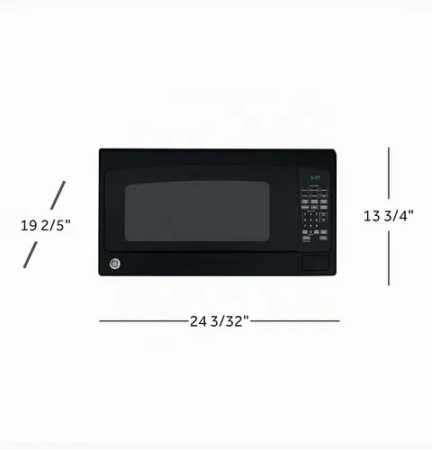 Vista 2 de GE Horno microondas para encimera, capacidad de 1,200 vatios, 2.0 pies cúbicos, 8 ajustes de cocción de ajuste automático, tecnología de bloqueo