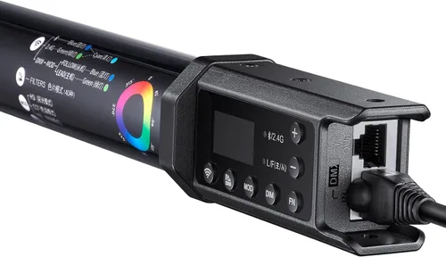 Vista 4 de Godox TL120 RGB LED Video Light Stick Varita, Luz de tubo de mano, ajustable 2700K ~ 6500K, batería de litio incorporada, CRI 96+ TLCI 98+, 360° a
