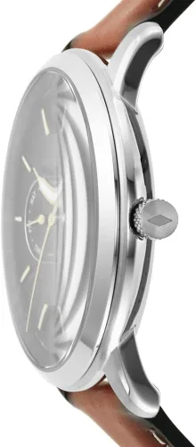 Vista 2 de Fossil Neutra Reloj cronógrafo para hombre con pulsera de acero inoxidable o correa de cuero auténtico