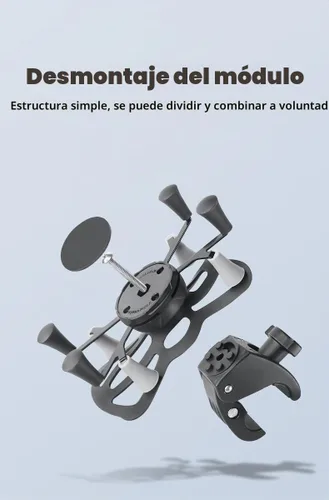 Vista 7 de Strg Soporte de teléfono con abrazadera para rieles de 0.7" a 1.35
