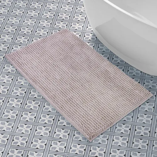 Vista 11 de Laura Ashley - Juego de 2 tapetes de baño de chenilla suave, 20 x 34 pulgadas, color azul