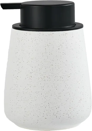 Vista 29 de Dispensador de jabón de manos de espuma de 12 onzas, dispensador de jabón espumoso negro para baño con bomba fácil de presionar, dispensador