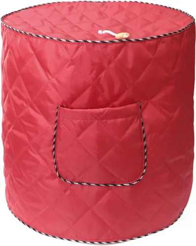 Vista 8 de Funda para freidora de aire también para olla instantánea de 6 cuartos de galón y olla a presión eléctrica con bolsillo, cubierta a prueba de polvo