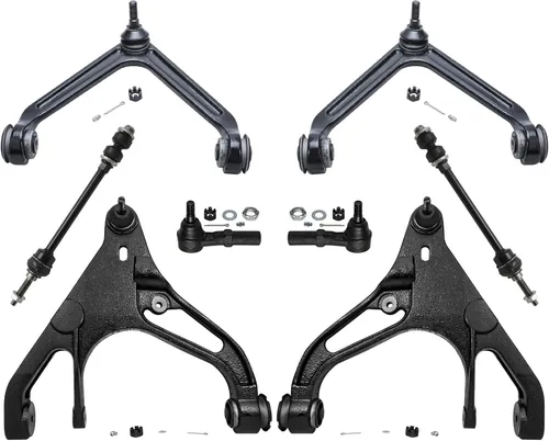Vista 116 de Detroit Axle - Kit de brazos de control de extremo de 8 piezas para Toyota 2001-2003 Highlander 2002-2003 Camry Lexus ES300, 2 conjuntos de brazos