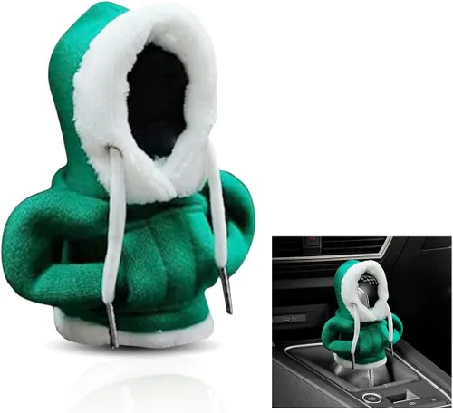 Vista 12 de Cubierta de capucha para palanca de cambios navideña, cubierta de capucha para cambios de estilo navideño, protector de invierno cálido para palanca