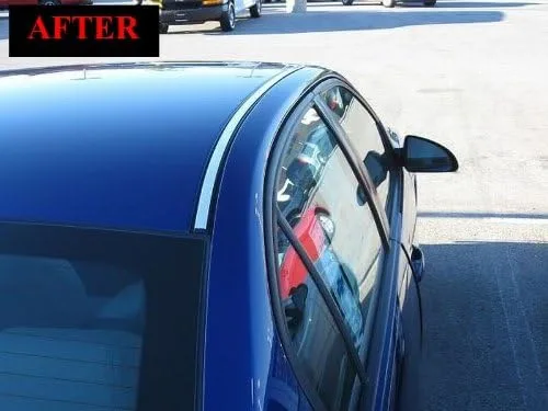 Vista 5 de 1999 – 2002 Daewoo Leganza techo cromo molduras 2pc 2000 2001 99 00 01 02