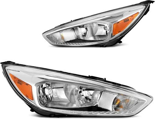 Vista 10 de DWVO Conjunto de faros delanteros compatible con Ford Explorer 06-10 2006-2010 2006-2010, par de repuesto para el lado del conductor y del pasajero