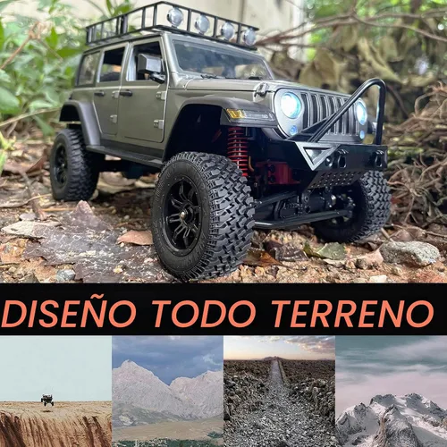 Vista 4 de WPLDEWAN 1/12 RC Crawler MN-128 Remote Control Jeep Truck Off Road