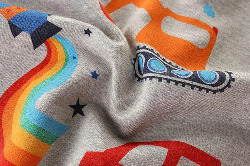 Vista 6 de Sudadera de algodón con cuello redondo para bebé ropa de Navidad de 1 a 7 años