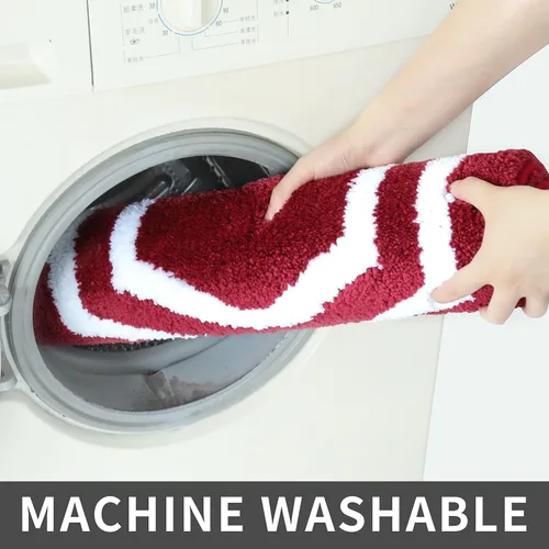 Vista 7 de COSY HOMEER Juego de toallas de baño extragruesas, antideslizantes, felpa suave, 100% poliéster fuerte, absorbente de agua para sala de estar, baño