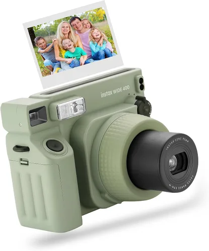 Vista 2 de Cámara instantánea Fujifilm Instax Wide 400 + estuche para cámara + 4 pilas AA + álbum de fotos, lápiz limpiador (20 hojas)