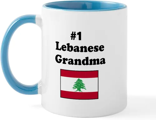 Vista 43 de CafePress #1 - Taza de café de cerámica libanesa de 11 oz (11.0 fl oz)
