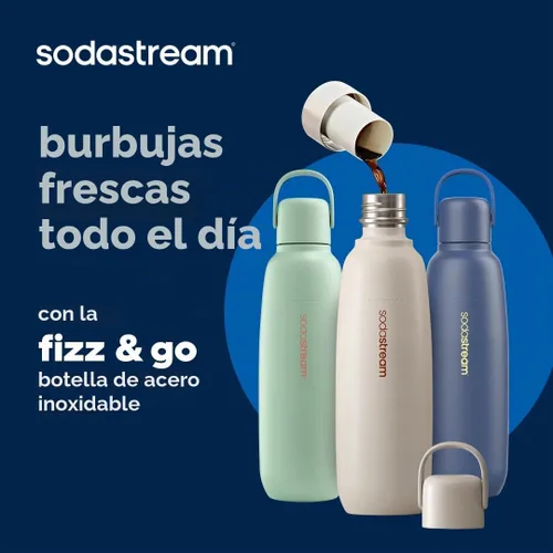 Vista 8 de SodaStream Enso - Kit para hacer agua con gas (negro) - incluye CO2, botella de carbonatación de 32 FL Oz. VISTO-EN-TV