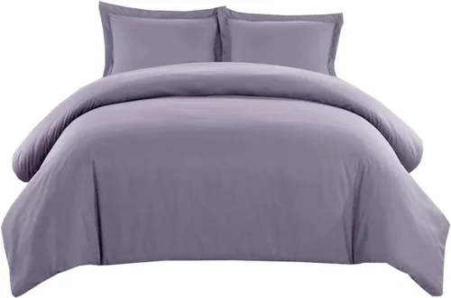 Vista 11 de Royal Hotel Bedding Funda de edredón de 500 hilos, 100% algodón, cierre de botón, suave y fresco, juego de funda de edredón de 2 piezas, tamaño Negro