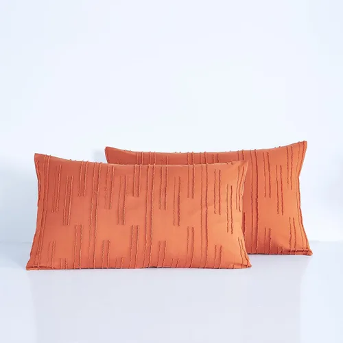 Vista 7 de Ikawaapurry Juego de edredón de tamaño Queen de color naranja quemado salvia, para cama Queen, estilo rústico, bohemio, esponjoso, ligero