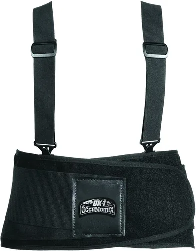 Vista 3 de OK-1 00689 - Cinturón lumbar negro, talla 2XL