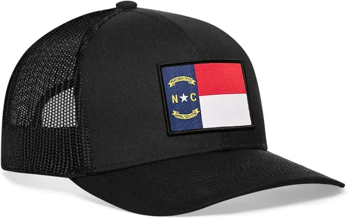 Vista 50 de HAKA Gorra de béisbol unisex con diseño de bandera del estado Gorra de béisbol de malla de camionero