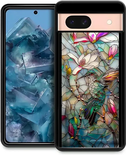 Vista 197 de Compatible con Google Pixel 4A 5G Mobile Case Creative Acrylic Panel trasero Silicona Protección Grip especialmente diseñado para Google Pixel 4A 5G