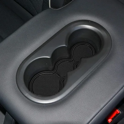 Vista 5 de Auovo Alfombrillas antipolvo para Volkswagen VW Tiguan accesorios 2024 2023 2022 2021 2020 2019 2018 personalizados portavasos, puertas y consolas