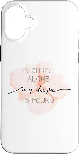 Vista 23 de in Christ Alone My Hope is Found Jesus Christian Phone Case for iPhone 17