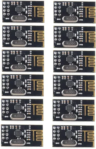 Vista 6 de Deegoo-FPV Nuevo módulo inalámbrico del transmisor-receptor del RF de 12pcs NRF24L01+2.4GHz