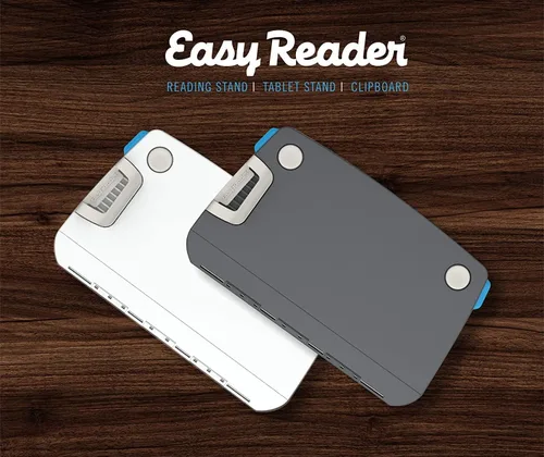 Vista 2 de EASY READER® Soporte para libros delgado gris carbón
