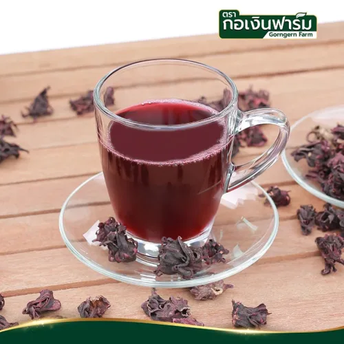 Vista 6 de Roselle en polvo 100% puro (hibiscus sabdariffa cályx), saborizante agrio para bebidas, colorante alimentario rojo natural, mezcla de bebidas a base