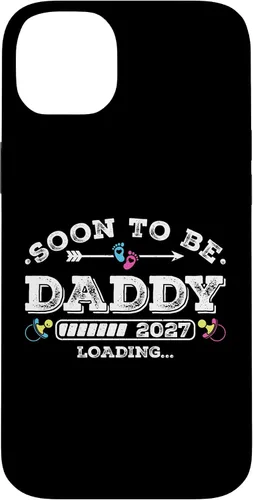 Vista 15 de Soon to Be Daddy 2027 Loading for Pregnancy Announcement Case for iPhone 17