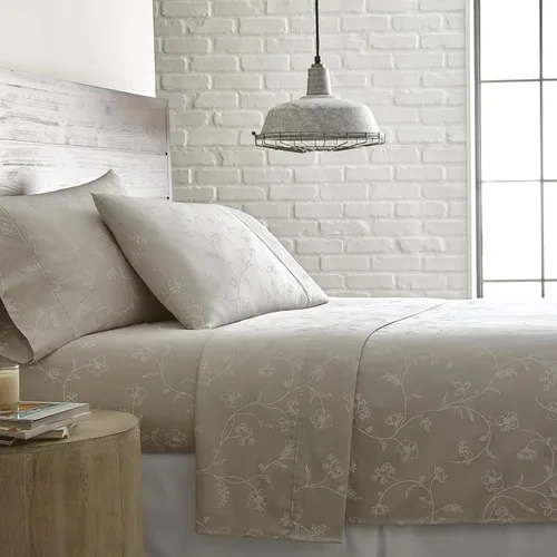 Vista 12 de Southshore Fine Living, Inc., Sábanas de Algodón 100% con Bolsillo Profundo, Sábanas de Algodón Satén de 300 Hilos Juego de Cama Tamaño Full, Sábana