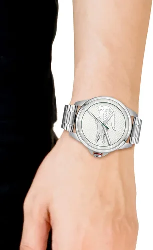 Vista 4 de Lacoste Reloj de cuarzo para hombre con correa de acero inoxidable plata 20 Modelo 201132 Plateado Hombres