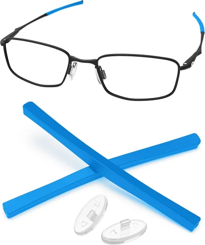 Vista 8 de Kits de goma de repuesto Piezas de nariz y auriculares para Oakley Casing OX3110/Clubface OX3102 Negro