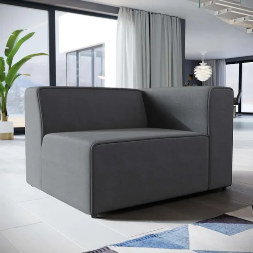 Vista 7 de Modway Mingle - Juego de sofá modular moderno y contemporáneo de 2 piezas, color verde azulado