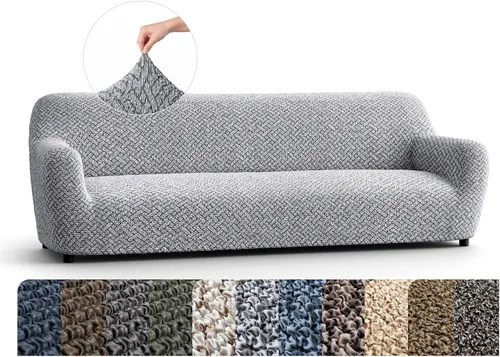 Vista 34 de PAULATO BY GA.I.CO. Funda para silla – Funda elástica para sillón – Funda de sillón para mascotas y niños – Fundas suaves para silla – Protector